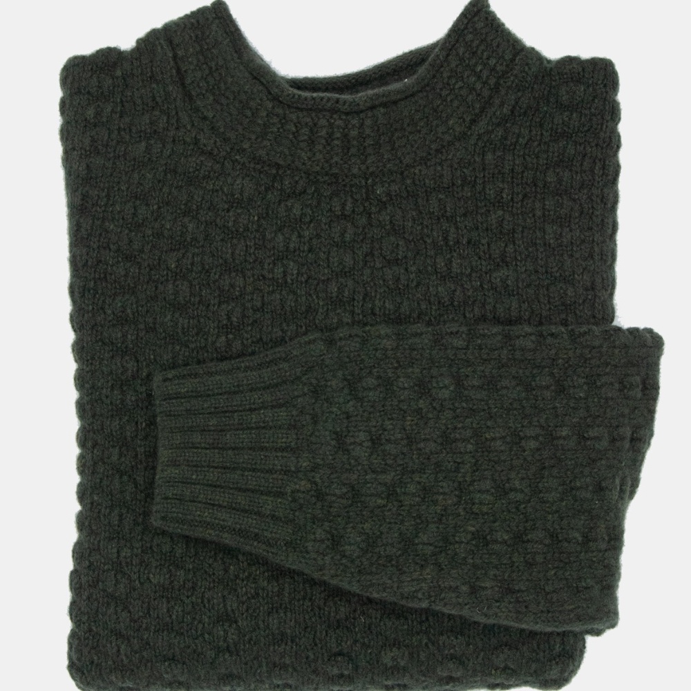 Green Fisherman Sweater
